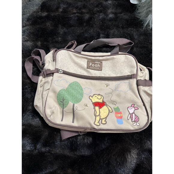 Rare HTF Pooh & Friends Crossbody Bag Purse Winnie Piglet Disney Store - Picture 1 of 5
